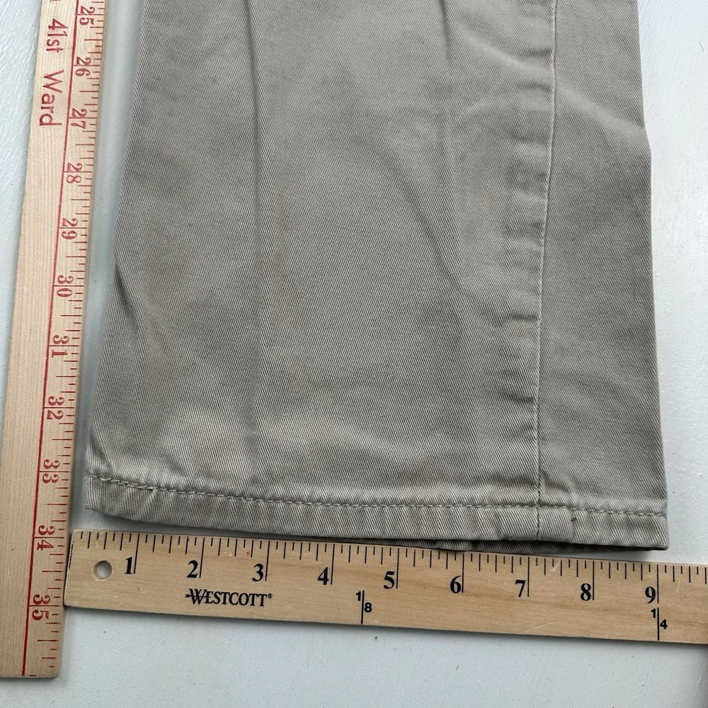 Levi’s 559 Relaxed Straight Jeans Mens 36x34 Beige Khaki Twill 100% Cotton